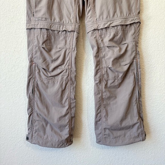 MOUNTAIN HARDWARE Womens Outdoor Ankle Zip Convertible Pants in Taupe - Picture 3 of 13